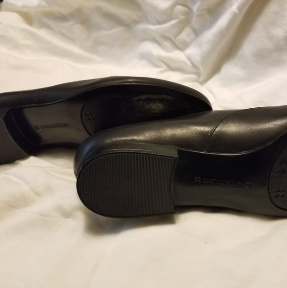 Naturalizer Oxford Loafer Flats with Calf Hair Toe - Picture 3 of 4